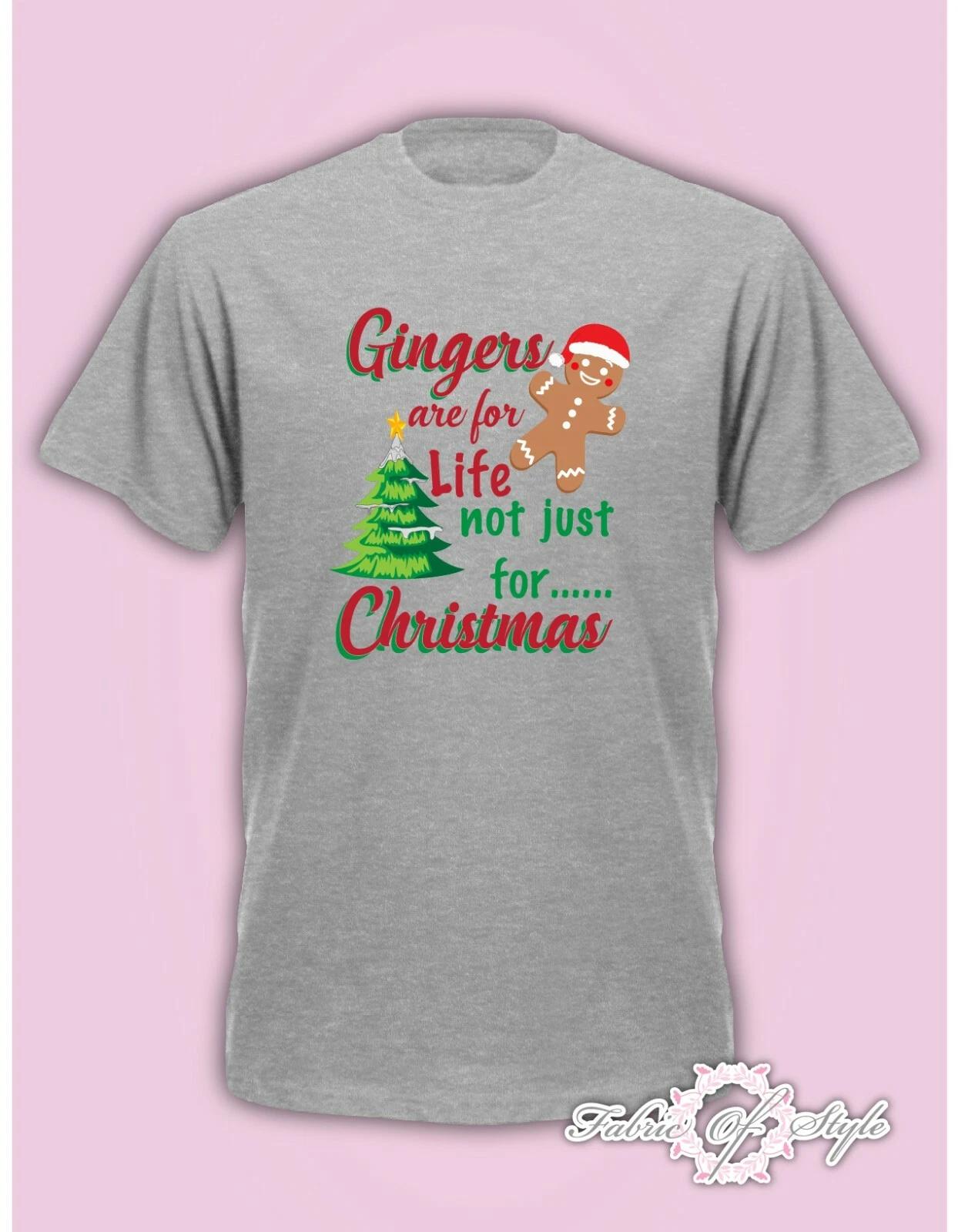 Gingers Are For Life Not Just For Christmas Funny Mens T- Shirt Grey 3XL