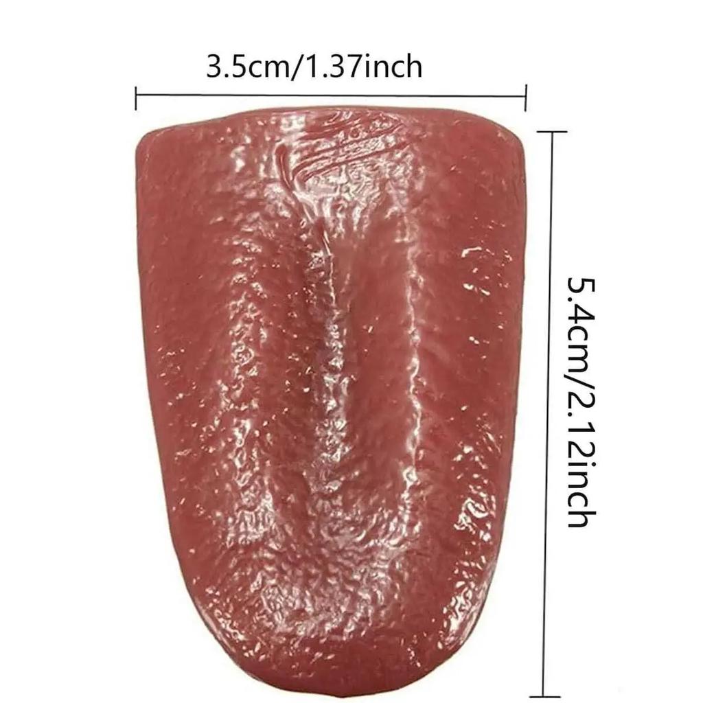 Agulha de Aço Piercing na Língua Adereço Mágico Mágica Pessoa Inteira Falsa Simulação Língua Brinquedo Descompressão Halloween Brinquedos de Pegadinha