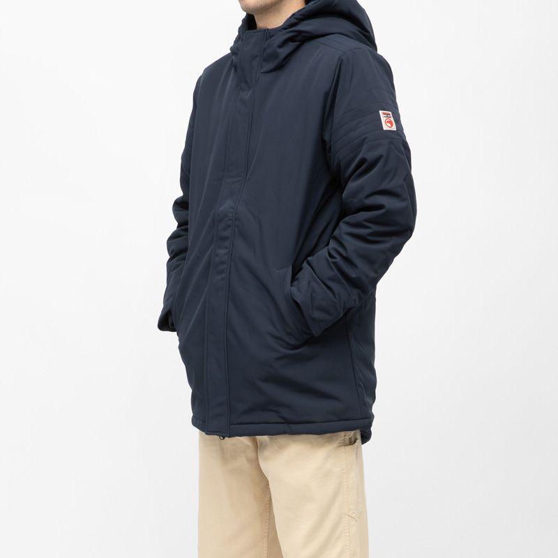 Men's Short Parka with Hood and Embossed Logo COMPAGNIE DE CALIFORNIE