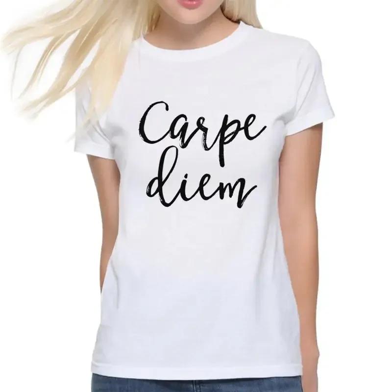 Carpe Diem T Shirt Sizes 100 Cotton blc 124