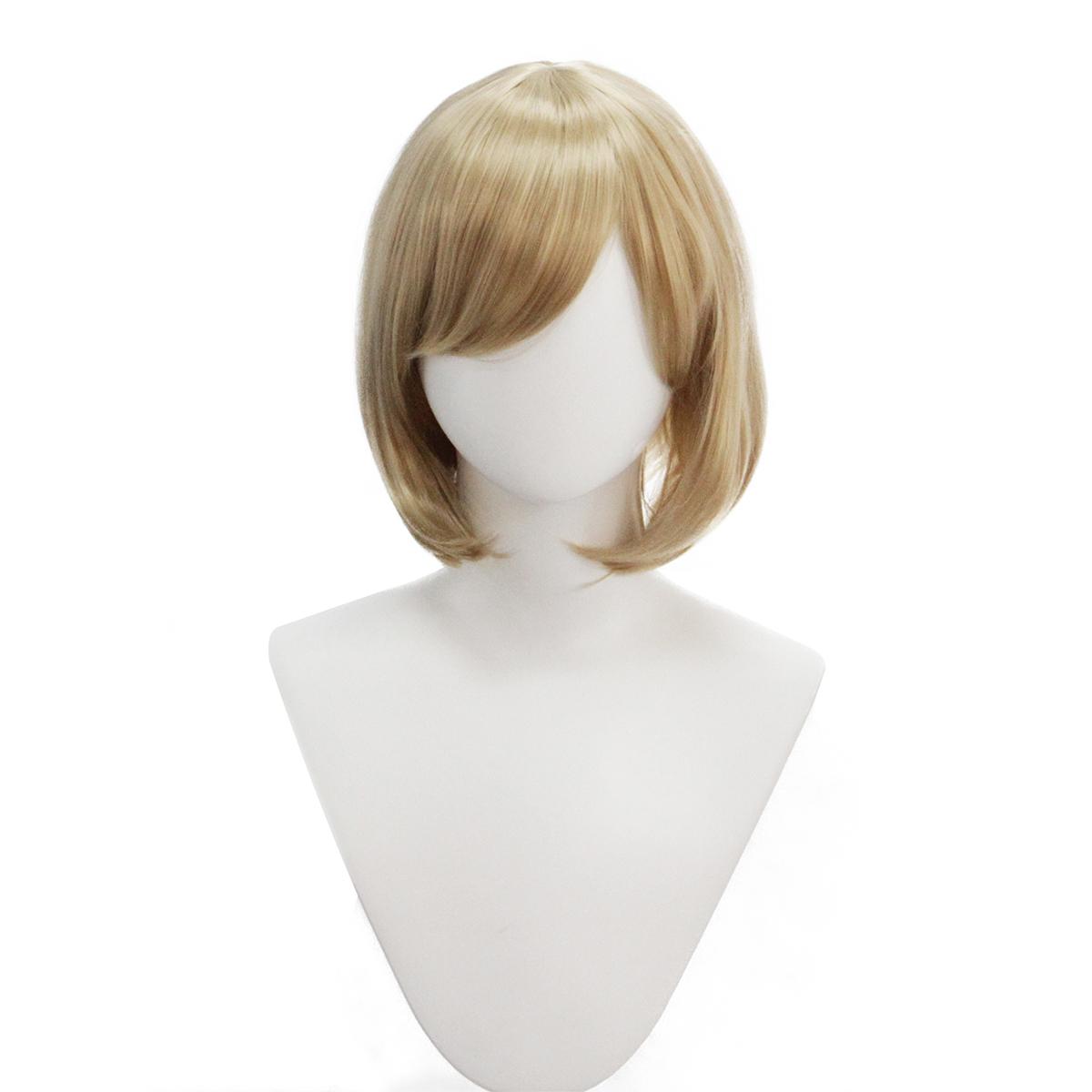 Светлый БОБ Синтетический парик Высокое качество Короткие Модные волосы Темперамент Повседневный Женский парик