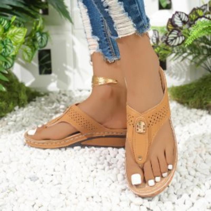 Womens Flat Thong Sandals Comfortable Walking Summer Casual Flip Flops for Women