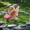 Flower Fairy Garden Stake, 2D Acrylic Fairy Garden Decoration, Waterproof Fairy Hummingbird Yard Art Stake for Lawn Balcony Flower Pot