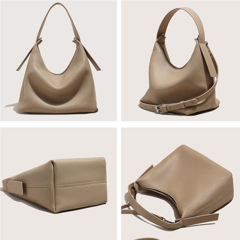 Genuine Leather Small Shoulder Crossbody Bags For Women  Trend Designer Tote Purses Hobo Ladies Handbags