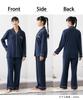 Nissen Pajama and Loungewear Soft Smooth Shirt Size 5L Women's Set, 100% Cotton, Pajamas, Navy,