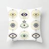 Mint Geometric Cushion Cover Polyester 45X45CM Pillowcase Home Decorative Throw Pillow Covers