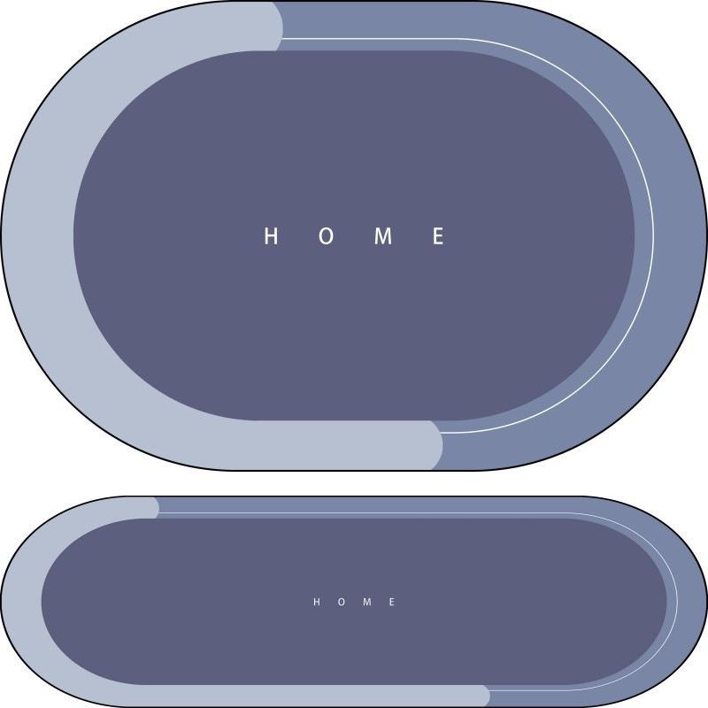 Kitchen Floor Mat Waterproof No-Slip Bathroom Absorbent Bath Mat Quick Dry Floor Mat Floor Mat Toilet Door Mat