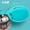 Portable Dog Water Bottle 285ml Stainless Steel Pet Drinking Bowl with Lanyard Leak-Proof 2-in-1 Water Dispenser Walking Travel