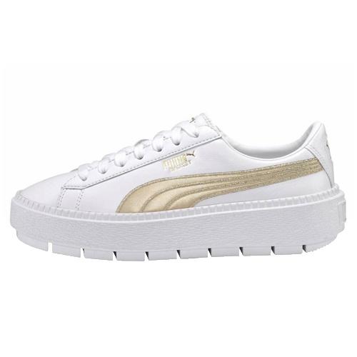 (WMNS) PUMA Platform Trace White Varsity Women s 367728-02 EU 35.5