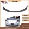 Tesla Model 3 V Style Carbon Fiber Body Kit: Front Lip, Side Skirts, Rear Wing, Rear Lip.