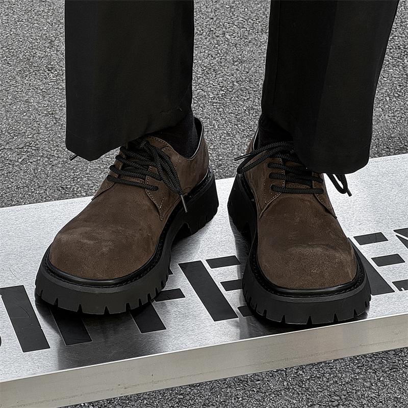 Thick Soled Shoes Brand Trendy Men's Luxury Collection Plus Size 38-46 Daily Leisure Business Office Party Quality New