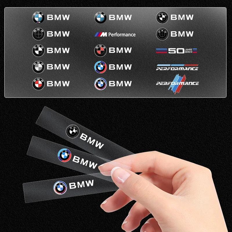 X4 X5 X6 For BMW Car Interior Sticker Central Control Decals Emblem Badge For BMW 50th Kith F30 F10 E90 E46 E60 E70 E39 E36 E87