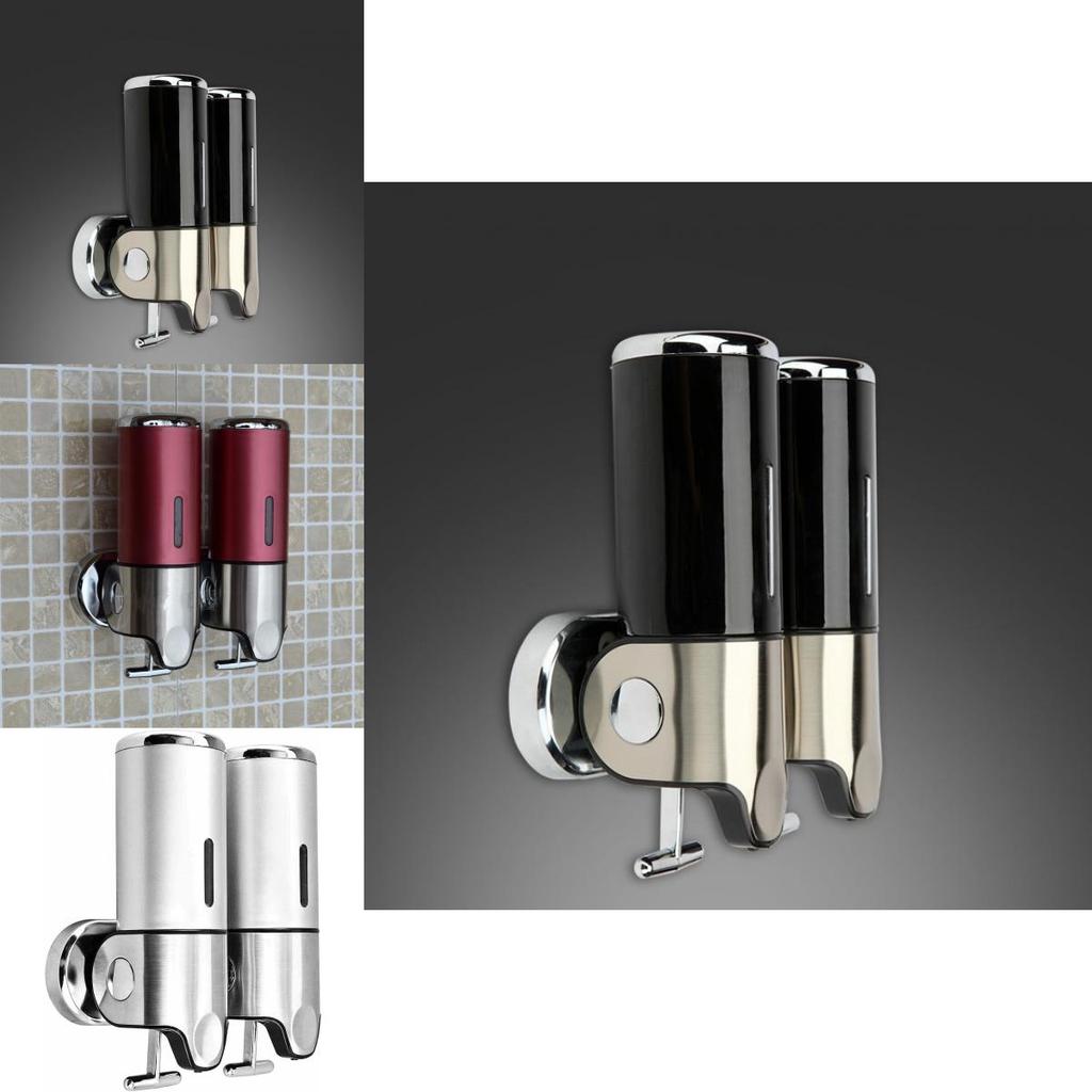 Abs Wall Mount Soap Dispenser With Manual Push For Restroom Hand Hygiene In Hotels