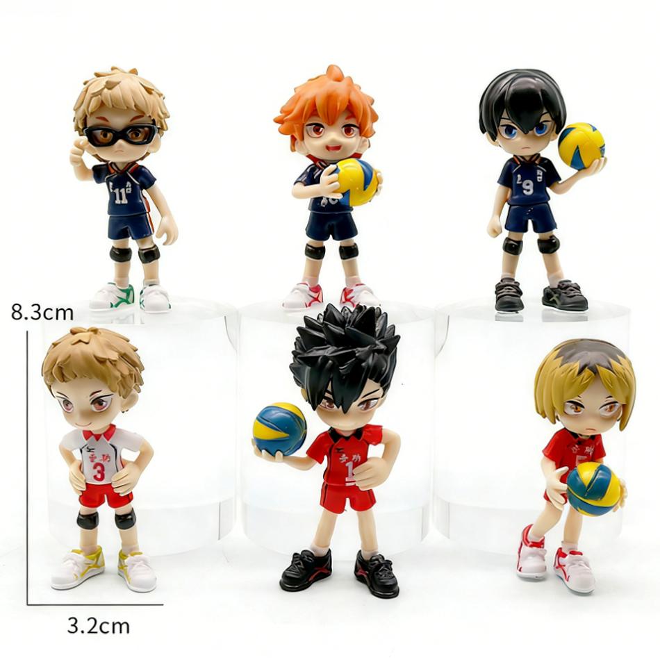 

Hot 8 Pcs Haikyuu Multi-Character Figures Cute Anime Desktop Decor Collectible Model Toys Children S Gifts Support (As shown-19105)-