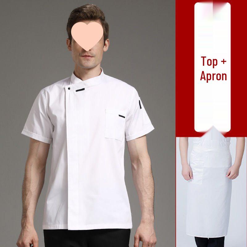 Chef Workwear Cotton Long/Short Sleeve Plus Size for Autumn/Winter Kitchen, Restaurant & Hotel.