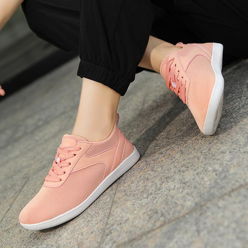 Breathable Knitted Women's Walking Shoes Wide Toe Cross Training Sneakers Men Fitness Gym Exercise Sports Shoes