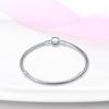 925 Silver Bracelets 17-21CM Cylindric Head DIY Charms Beads Fashion Jewelry for Women