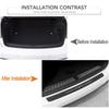 EOMY5 1/4/5Pcs Leather Car Door Sill Protector Carbon Fiber Sill Strip For Alfa Romeo 159 4C GT Giulia Giulietta 156 Tonale Mito 147