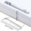 50 Set 80mm Hole Pitch Paper Fasteners 2-Hole File Fasteners Binding Clamp  Document Organizer