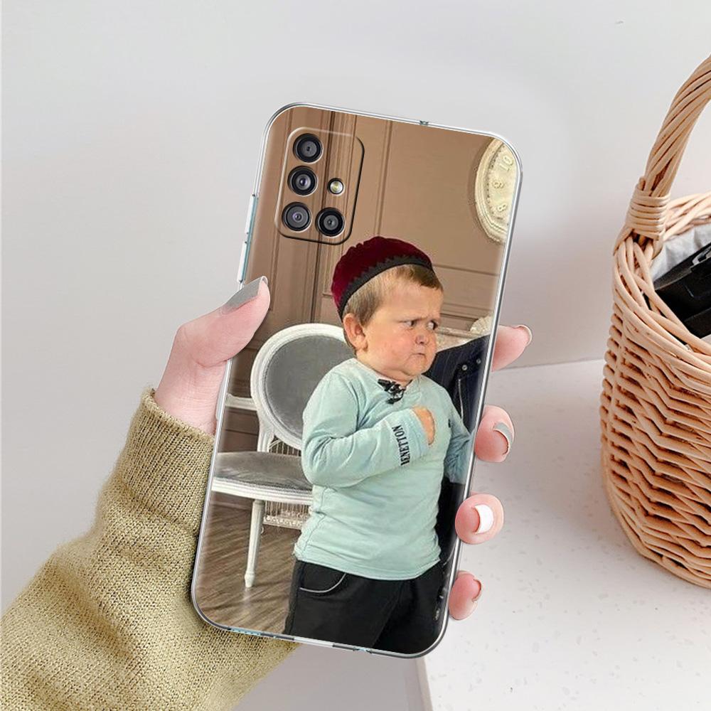 Phone Case For Samsung A15 A13 A35 A55 A51 A71 A41 A31 A21S A05 A17 A23 A25 A33 A53 A73 5G A07 4G Cover Funny Babaite Hasbulla