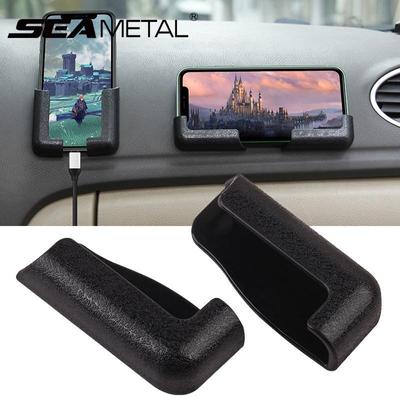 SEAMETAL Car Phone Holder Stand Box Mobile Phone Bags Multifunctional Black Cell Phone Pocket Organizer Car Seat Bag Storage Sticker
