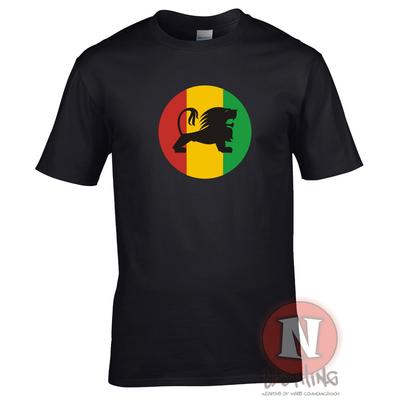 Rasta León T-shirt Fumare Dub Reggae Ganja Dancehall T-shirt