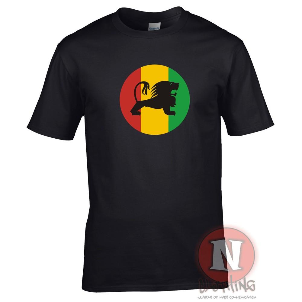 Rasta León Camiseta Fumar Dub Reggae Ganja Dancehall Camiseta