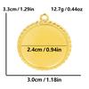 6Pcs Heart Sun Angle Pendants Base Flat Bails Round Stainless Steel Charms For Jewelry Making Supplies Diy Enamel Stone Crystal