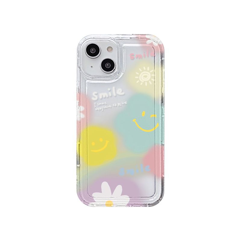 [Smile] Smiley face is suitable for iPhone17Pormax mobile phone case 16pro Apple 13 all-inclusive 15/14