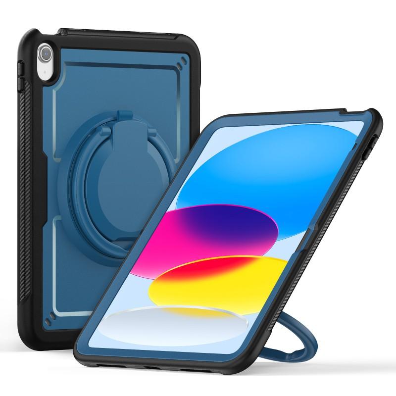 IPad 10th Gen Case 10.2 Inch Shockproof Cover Air 4/5 Rotating Stand Pro 11 Honeycomb Portable