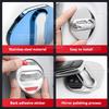 Auto Car Door Lock Protect Cover Emblems Case Stainless Steel Decoration For ZEEKR 7X EV 2025 2026 Protection Accessories