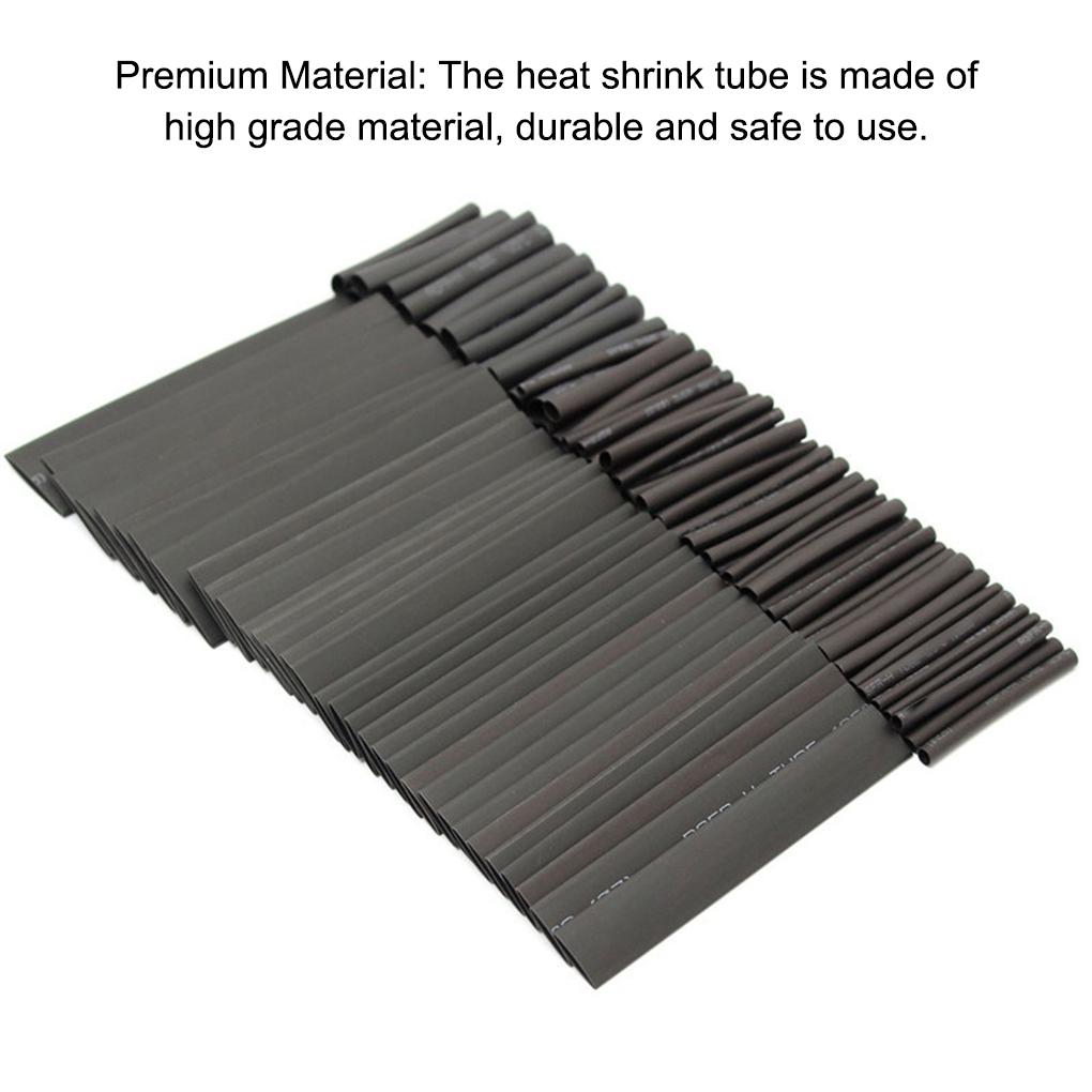 127 Pieces Heat Shrink Tube Wrapping Sleeves Electrical Wire Cable Wrap