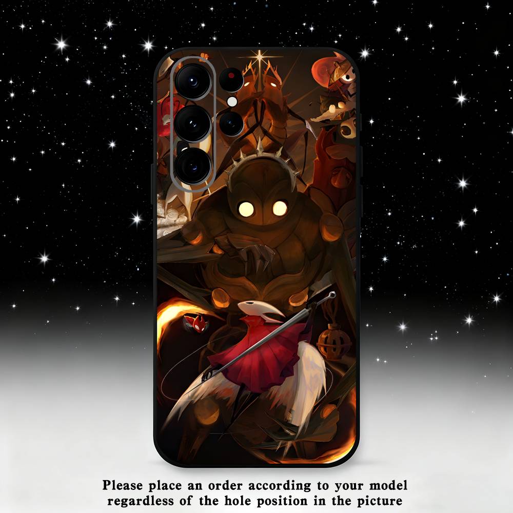 

Чохол для телефону H-Hollow K-Knight для Samsung S 25,24,23,22,30,21,10,9,Ultra,Plus,Lite,FE,4,5 G Чорний м який чохол Samsung S25Plus
