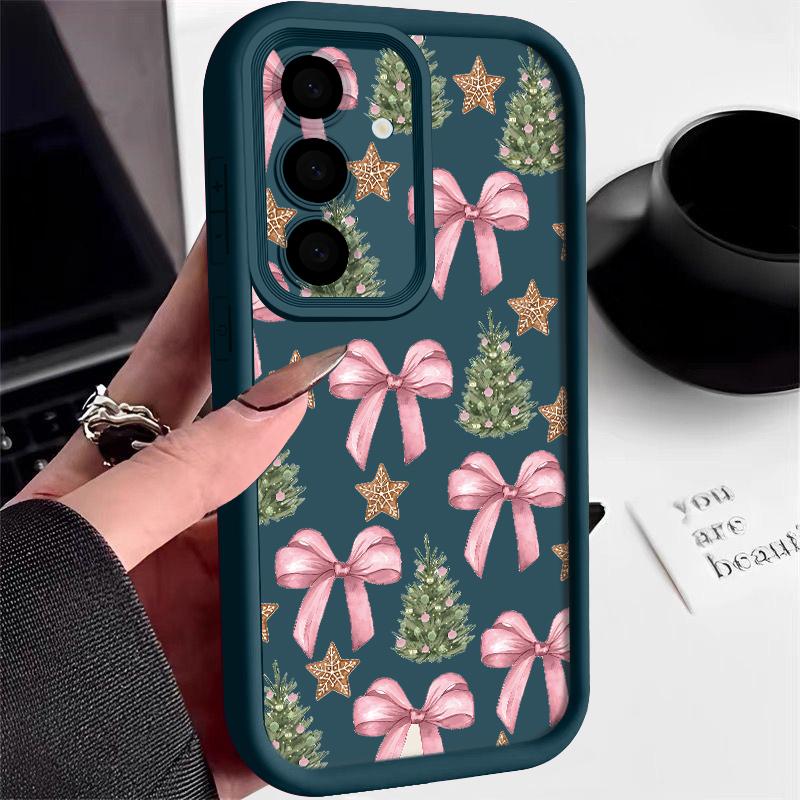 Colorful Bowknots Pattern Case For Samsung A57 A37 A17 A56 A36 A16 A55 A35 A15 A54 5G S21 FE S22 S23 S24 S25 Plus S26 Ultra Bumper Cover