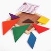 Tangram de madeira quebra-cabeça quebra-cabeça educacional desenvolvimento infantil brinquedo de alta qualidade