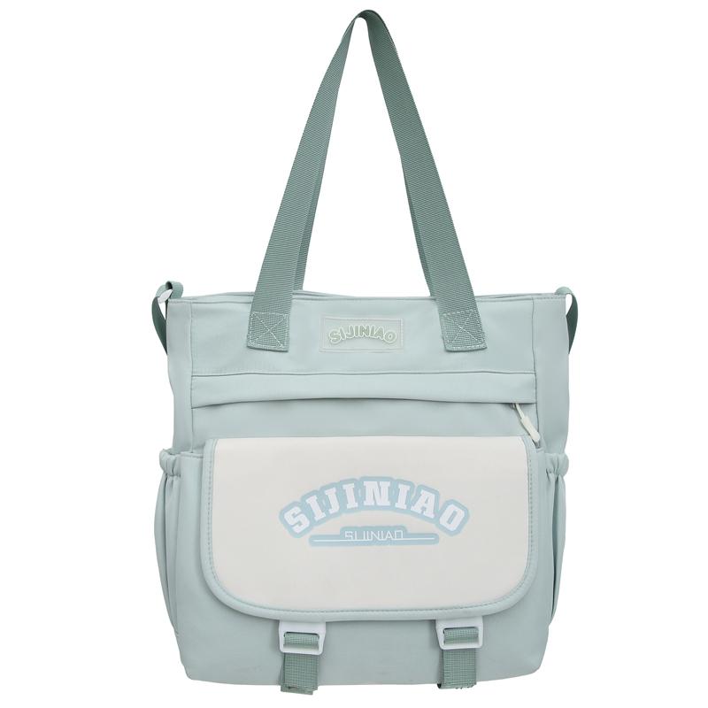 Рюкзак для школьников средней школы с цветными блоками — фото 30