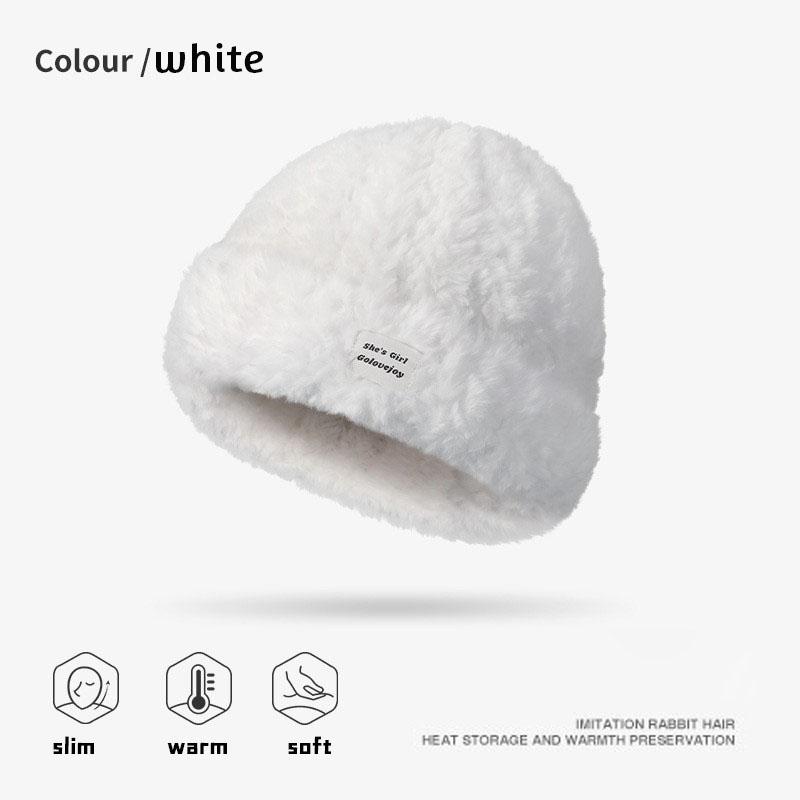 Stay Warm and Cozy with Our New Winter Ski Hat for Women - Thicker, Warmer and Windproof with Fleece Lining and Rabbit Fur Cuff
