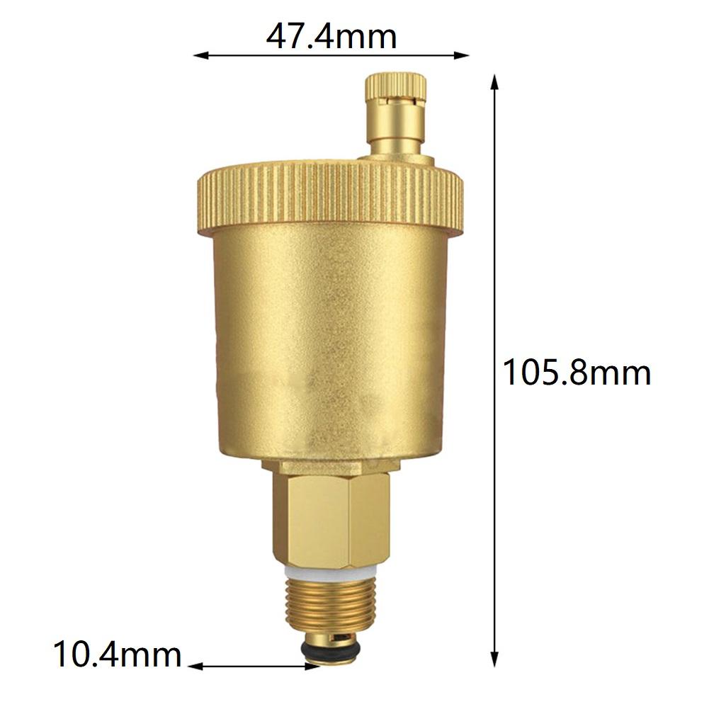 Efficient 38 Inch Automatic Air Vent Valve Designed for Hot Water Heating Systems Simplifies Installation Process