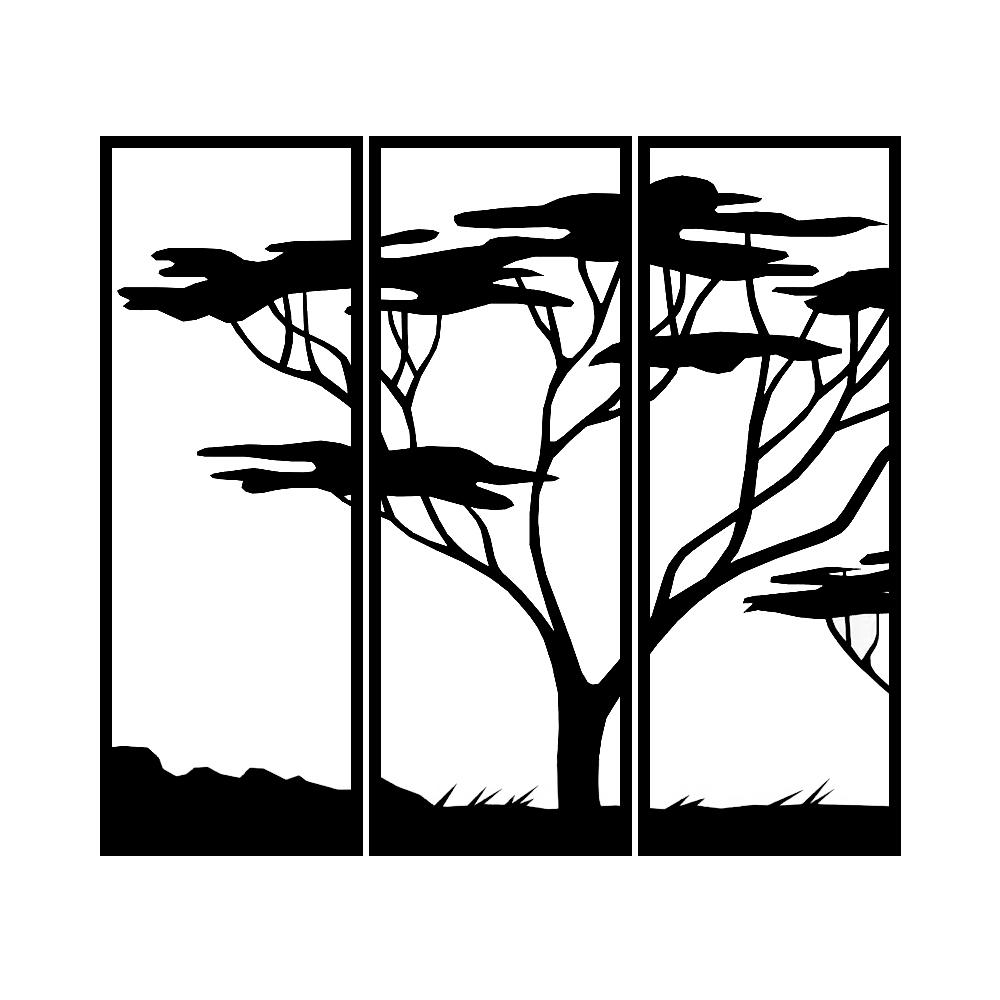 

Новое акриловое настенное искусство Дерево Декор Черный Современный домашний офис Гостиная Спальня Украшение Картина 3D Креативный Стильный Декоративный 18X16