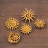  3pcs/Lot Vintage Stainless Steel Smiley Sun Moon Pendant Stainless Steel DIY Pendant Necklace Handmade Accessories