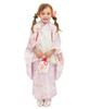 Shichigosan Kimono-Set für trübes Blasslila Nachtkirsche [KYOETSU] [Kyoetsu] 3-jährige Mädchen, (2. Blüten)