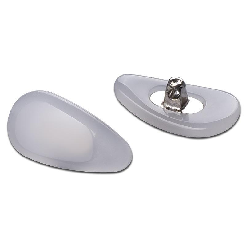 

Модні носоупори для окулярів, Набір змінних носоупорів для окулярів, Зручні аксесуари для окулярів, Універсальний розмір, Різні кольори 1 Pair білий