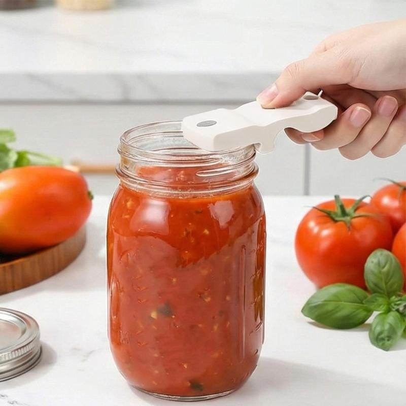 Plastic Mason Jar Opener with Ergonomic Soft Grip for Effortlessly Opening of Bottles Jars and Beverages Home or Outdoors