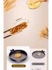 Home Electric Griddle: Double-Sided Heating Pancake & Crepe Maker with Deepened Frying Pan