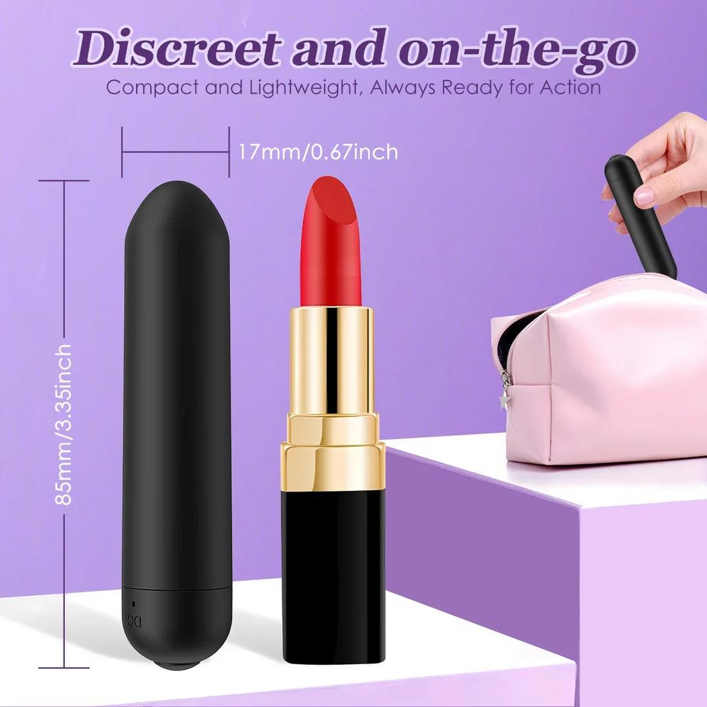 Bullet Vibrator Sex Toys for Women Powerful Mini Bullet Vibrator 10 Mode Clit Vaginal Stimulator USB Charge Erotic Adult Sex Toy
