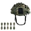 Copertura per Casco 3D Leggera Tagliata al Laser Copertura Mimetica per la Maggior Parte dei Caschi Tattico Caccia Wargame
