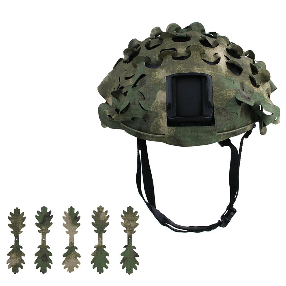 Copertura per Casco 3D Leggera Tagliata al Laser Copertura Mimetica per la Maggior Parte dei Caschi Tattico Caccia Wargame