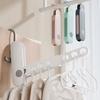 2Pcs Plastic Folding Clothes Hanger Rack Hanging Clothes Hanger Clothes Storage Organizer  Hotels