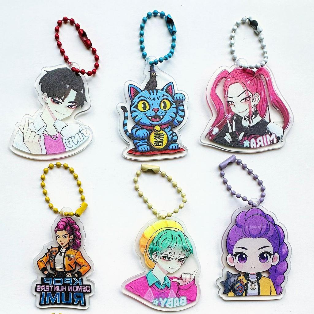 New Hot Kpop Devil Hunter Rumi Zoe Mira Anime Polyvinyl Chloride Character Collection Childrens Gift Hot Anime Dolls 5D Eyes