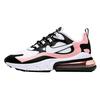 Nike Womens Air Max 270 React 'Coral Black' (women's sizes) Black / White / Bleached Coral / Metallic Gold Running Shoes AT6174 005